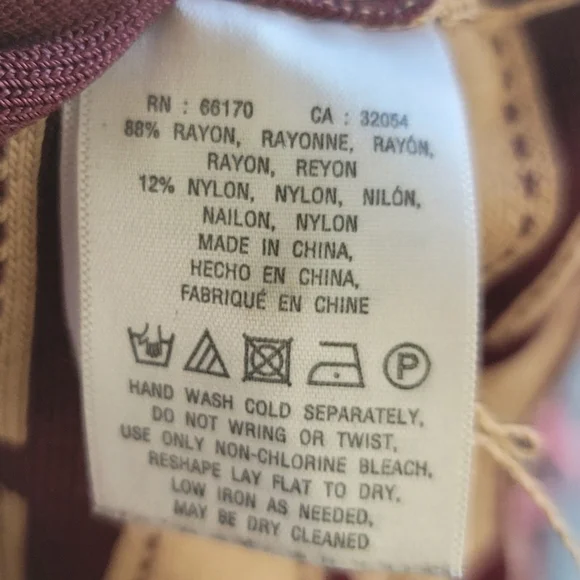 Anthropologie Moth Brown Knit Windowpane Skater Skirt XS - Picture 5 of 13